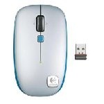 Logitech - Mouse V550 NANO C/L LASER MOUSE (BLUE) 